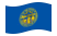 Nebraska-Bandeira ondulante