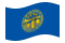 Nebraska-Bandeira ondulante