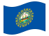 Nova Hampshire-Bandeira ondulante