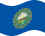 Nova Hampshire-Bandeira ondulante estática