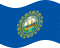 Nova Hampshire-Bandeira ondulante estática