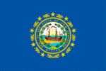 Nova Hampshire-Bandeira retangular