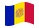 Andorra-Bandeira ondulante