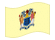 Nova Jersey-Bandeira ondulante