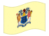 Nova Jersey-Bandeira ondulante