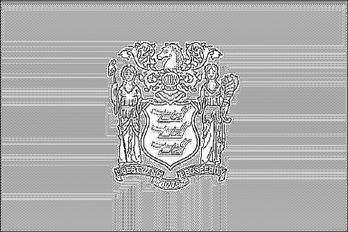 Contorno da bandeira de Nova Jersey para colorir