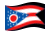 Ohio-Bandeira ondulante