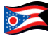 Ohio-Bandeira ondulante