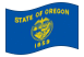 Oregon-Bandeira ondulante