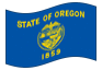 Bandeira animada Oregon