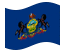 Pensilvânia-Bandeira ondulante