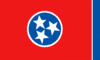 Gráficos de bandeira Tennessee