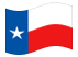 Texas-Bandeira ondulante
