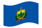 Vermont-Bandeira ondulante