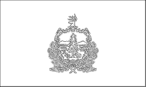 Contorno da bandeira de Vermont para colorir