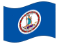 Bandeira animada Virgínia