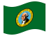 Washington-Bandeira ondulante