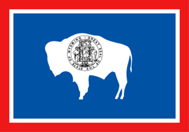 Bandeira Wyoming, Bandeira Wyoming