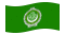 Liga Árabe-Bandeira ondulante
