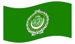 Bandeira animada Liga Árabe