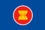 Gráficos de bandeira ASEAN (Associação das Nações do Sudeste Asiático)