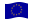 União Europeia (UE)-Bandeira ondulante
