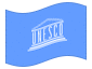Bandeira animada UNESCO