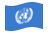 Nações Unidas (ONU)-Bandeira ondulante