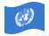 Nações Unidas (ONU)-Bandeira ondulante