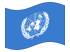Nações Unidas (ONU)-Bandeira ondulante