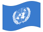 Bandeira animada Nações Unidas (ONU)