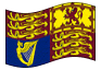 Bandeira animada Família Real (Grã-Bretanha)