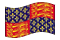 Rei Eduardo III (1312 - 1377)-Bandeira ondulante