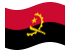 Angola-Bandeira ondulante