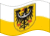 Baixa Silésia (província prussiana)-Bandeira ondulante estática