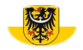 Baixa Silésia (província prussiana)-Bandeira em vinheta oval