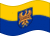 Alta Silésia (província prussiana)-Bandeira ondulante estática