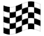 Início-fim-Bandeira ondulante