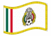 Federação Mexicana de Futebol-Bandeira ondulante