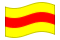 Baden sem brasão de armas-Bandeira ondulante