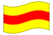 Baden sem brasão de armas-Bandeira ondulante