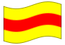 Bandeira animada Baden sem brasão de armas