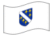 Bósnia e Herzegovina (1992)-Bandeira ondulante