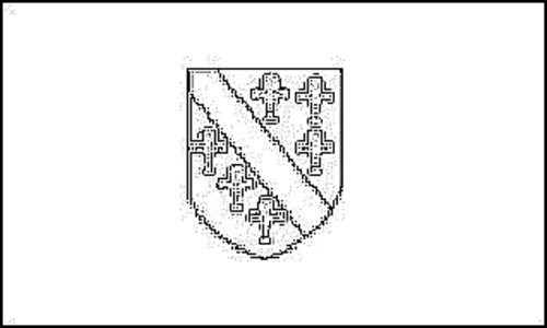 Contorno da bandeira de Bósnia e Herzegovina (1992) para colorir