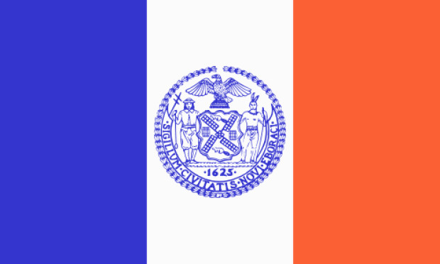 Bandeira Cidade de Nova Iorque, Bandeira Cidade de Nova Iorque