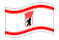Berlim Oriental (Ostberlin)-Bandeira ondulante