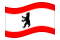 Berlim Ocidental (Berlim Ocidental)-Bandeira ondulante
