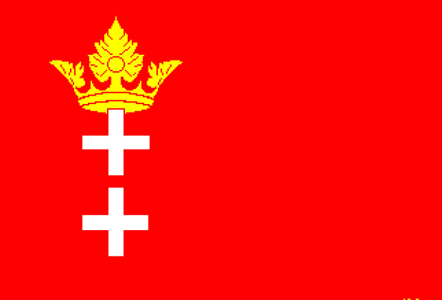 Bandeira Gdansk (Cidade Livre de Gdansk)