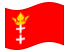 Gdansk (Cidade Livre de Gdansk)-Bandeira ondulante