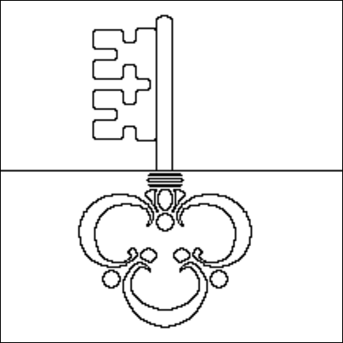Contorno da bandeira de Obwalden para colorir